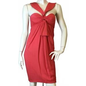 NEW PAULE KA women's sleeveless dress in orange